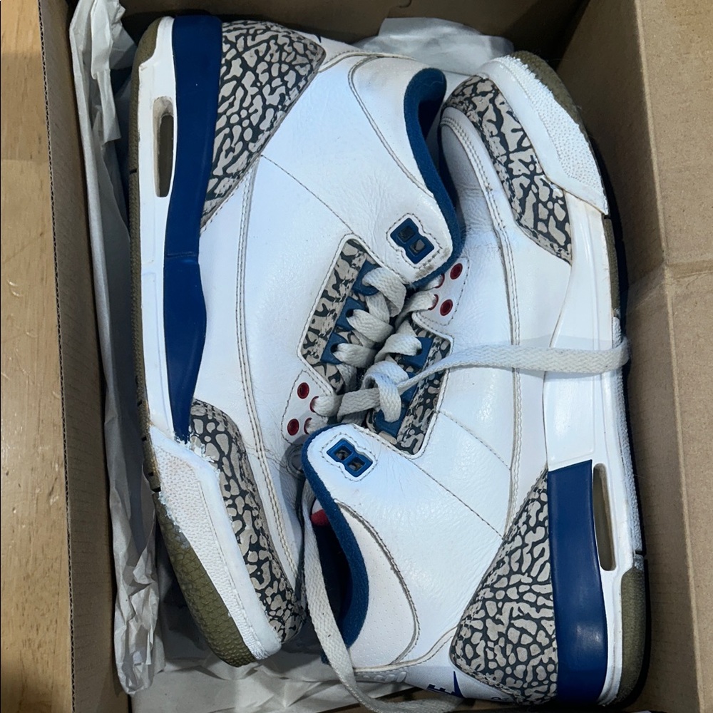 Jordan Kids Sneakers White and Blue